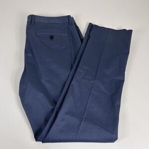 Bonobos 34 x 32 Tailored Fit Friday Weekday Warrior Pants Blue Cotton Blend